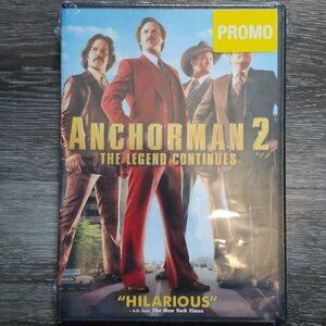 Anchorman 2 The Legend Continues DVD 2013 Paramount Will Ferrell Steve Carrell